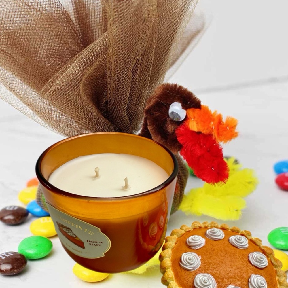 LAST ONE! NWT! DW HOME Fresh Pumpkin Pie Fall Autumn Thanksgiving 13.9 oz. Candl